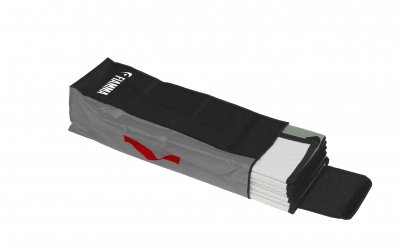 Store your Fiamma patio mat in a bag with handles.