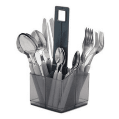 Flamefield Cutlery Set 16 parts - Stylish design in stainless steel.