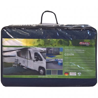 The carpet comes in a bag for transport and storage