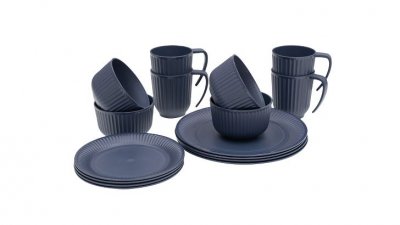 Outwell Delish Serviesset voor 4 Personen – Donkerblauw