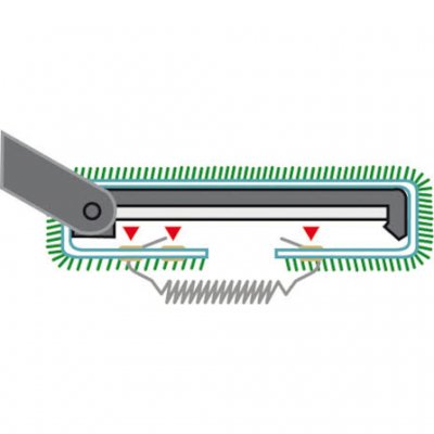 past op maten van 38 x 40 cm tot 45 x 40 cm