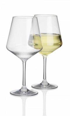 White wine glass Savoy from Flamefield in 2 pack, manufactured in durable polycarbonate.