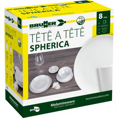 Brunner Sperica Tableware 8-parts – Non slip