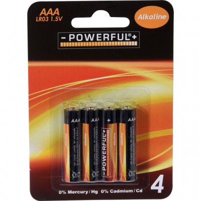 Batterijen AAA 1.5V - 4-pack
