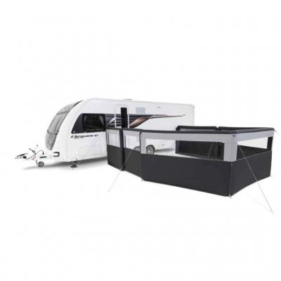 Dometic Air Break Pro 5 is a stable and long wind protection of 6,8 m with air ducts.
