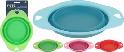 Dog Bowl Collapsible 19 cm different colours