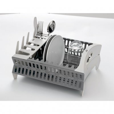 Smidigt diskställ som underlättar din campingsemester.