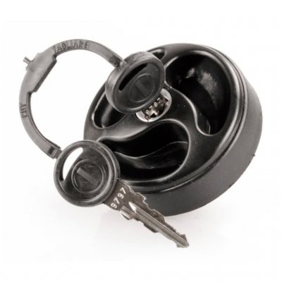 Tank cap in black for caravan and motorhome