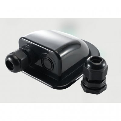 LTC cable entry for two cables in black.