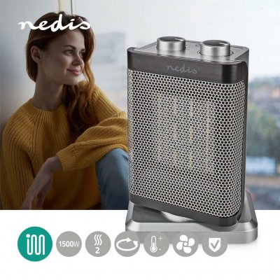 Nedis keramische ventilatorkachel voor tenten