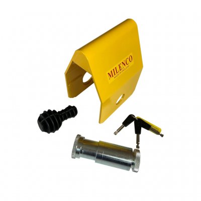 Contains lock, ball and bag.