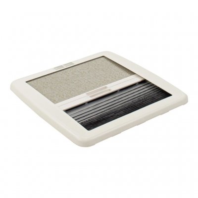 Binnendeel met verduisteringsgordijn en klamboe voor Dometic Mini Heki dakraam geproduceerd voor 2016.