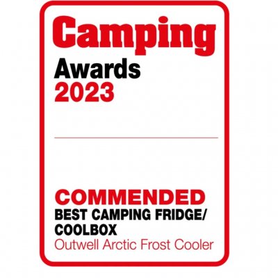 Outwell Arctic Frost werd bekroond met de prijs voor beste campingvriezer/koelbox tijdens de Camping Awards 2023.