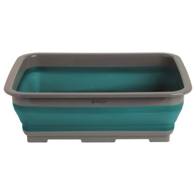 Folding sink for camping and outdoor activities.