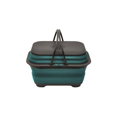 Outwell Collaps portable sink with lid and handle for camping.