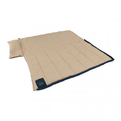Open de rits volledig en gebruik de Outwell Contour Lux XL als deken.