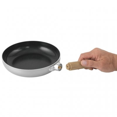 Pan van 1,5 liter en koekenpan met afneembaar soft-touch handvat