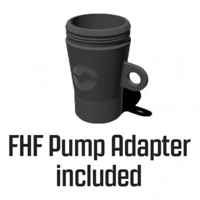 Adapter voor standaard matraspompen inbegrepen.