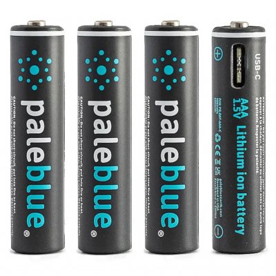 Paleblue AAA USB-C rechargeable batteries