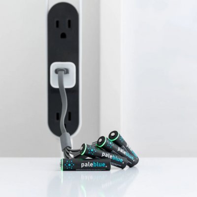 Charge the batteries with a power bank.