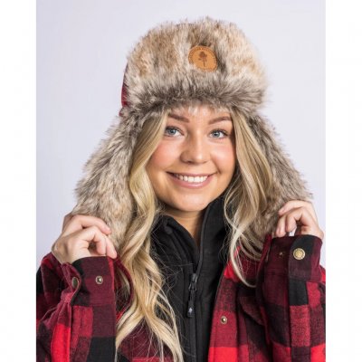 Pinewood Klassieke Geruite Bontmuts Rood