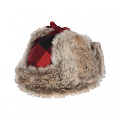 Foldable ear flaps that can be tied on the head.