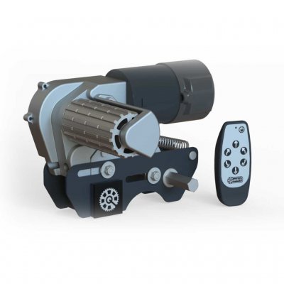 Mover system that makes it easy to park the caravan with remote control.