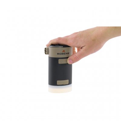 De pomp functioneert ook als lamp en heeft drie verschillende lichtstanden.