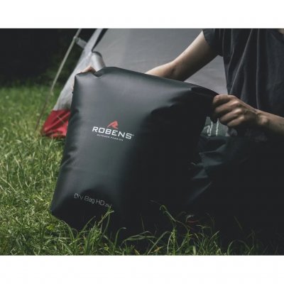 Drybag van 25 liter die je uitrusting droog houdt of natte kleding gescheiden houdt van de rest van je uitrusting.