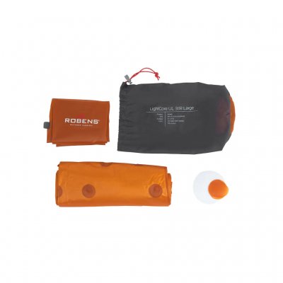 Lichtgewicht pompzak en draagtas inbegrepen.