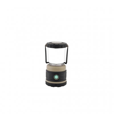 Compacte en krachtige campinglamp met een lichtsterkte tot 1000 lumen.