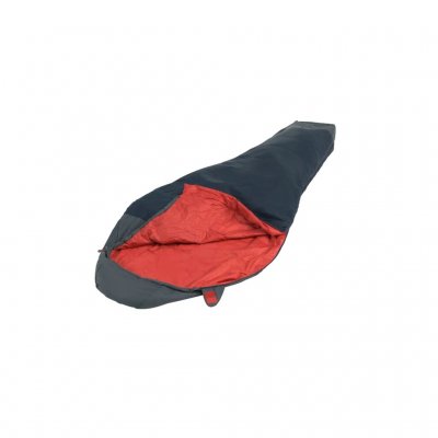 Soveposen har lynlås i fuld længde.