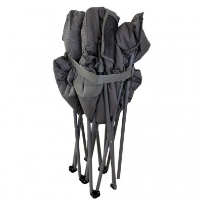 Camping sofa from Smart Living folded up and assembled in seconds.