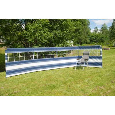 Zweedse Tent Windscherm met Raam Kleur Lichtgrijs - Aanbieding