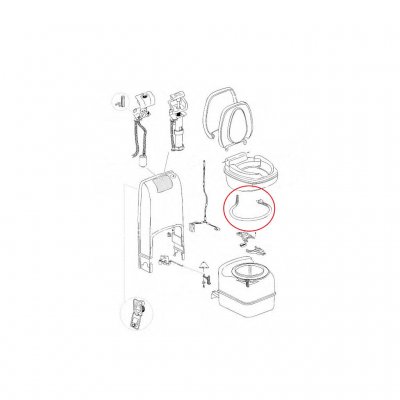 Thetford Spoelslang met mondstuk C200