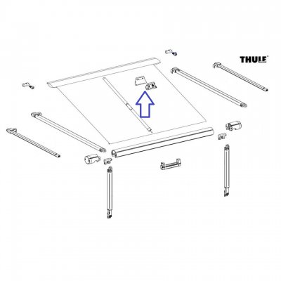 Sketch for Thule Omnistor 1200 Wall Mount Sidewall