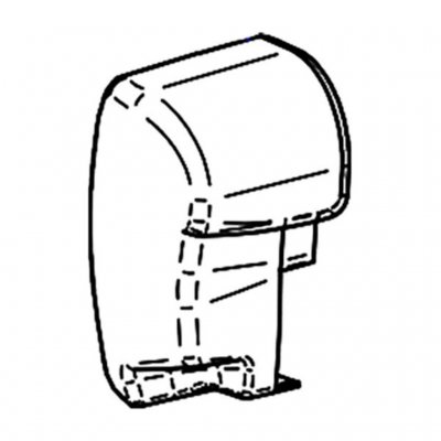 Thule Omnistor 8000 with motor end cap left side anthracite