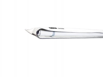 Förvaringspåse monterad på husvagnen för Thule Påsmarkis.