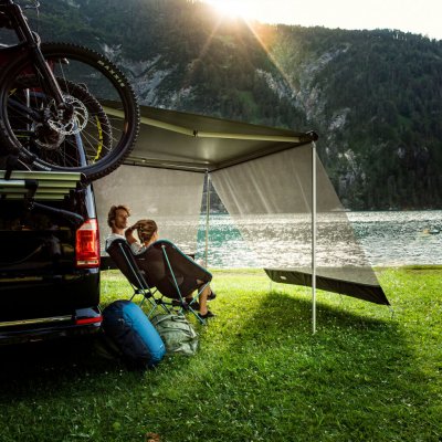 Create shade under your Thule awning but keep the view.