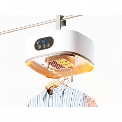 Dankzij de ingebouwde timer en afstandsbediening heb je volledige controle over het droogproces – zelfs op afstand.