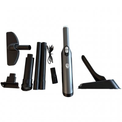 Flexibele stofzuiger die zowel als handstofzuiger als vloerstaander kan worden gebruikt