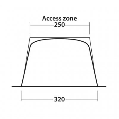 Afmetingen Outwell Touring Shelter