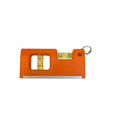 Waterpas met magneet voor caravans en campers.