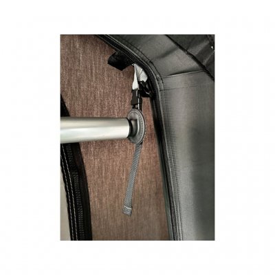 Bracket to use it as a wardrobe rod