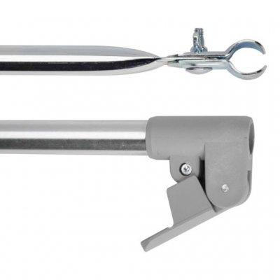 Klämlåsning gör det enkelt att justera längden.